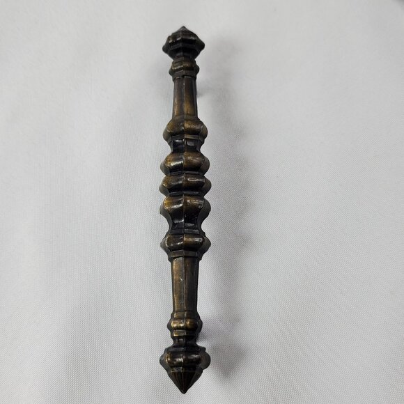 Vintage Antique-Style Amerock Bronze Cabinet Drawer Pull Handles Set Of 4 - Picture 4 of 11